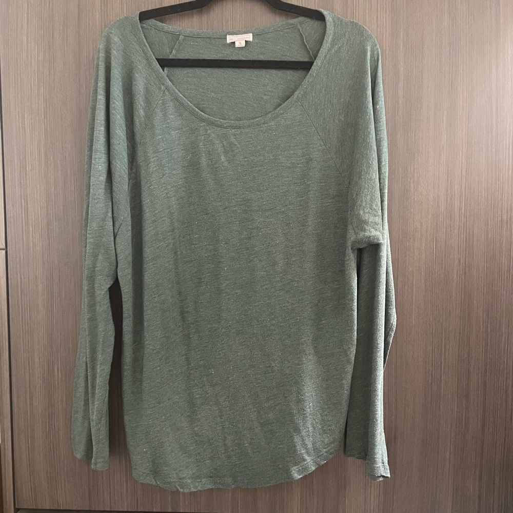 GAP Women's Olive Long Sleeve Tee
